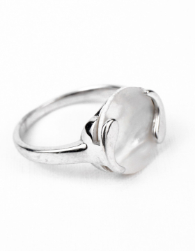 Inel din argint cu sidef